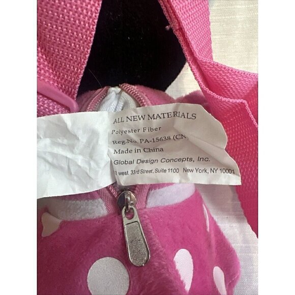 Minnie Mouse Pink 17” backpack Disney- Adorable! - Picture 5 of 8